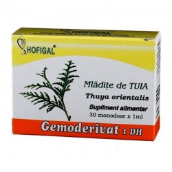 HOFIGAL Gemoderivat Mladite de tuia, 30 monodoze - www.naturasanat.ro