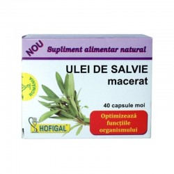 HOFIGAL Ulei salvie 0.5 g, 40 capsule moi - www.naturasanat.ro