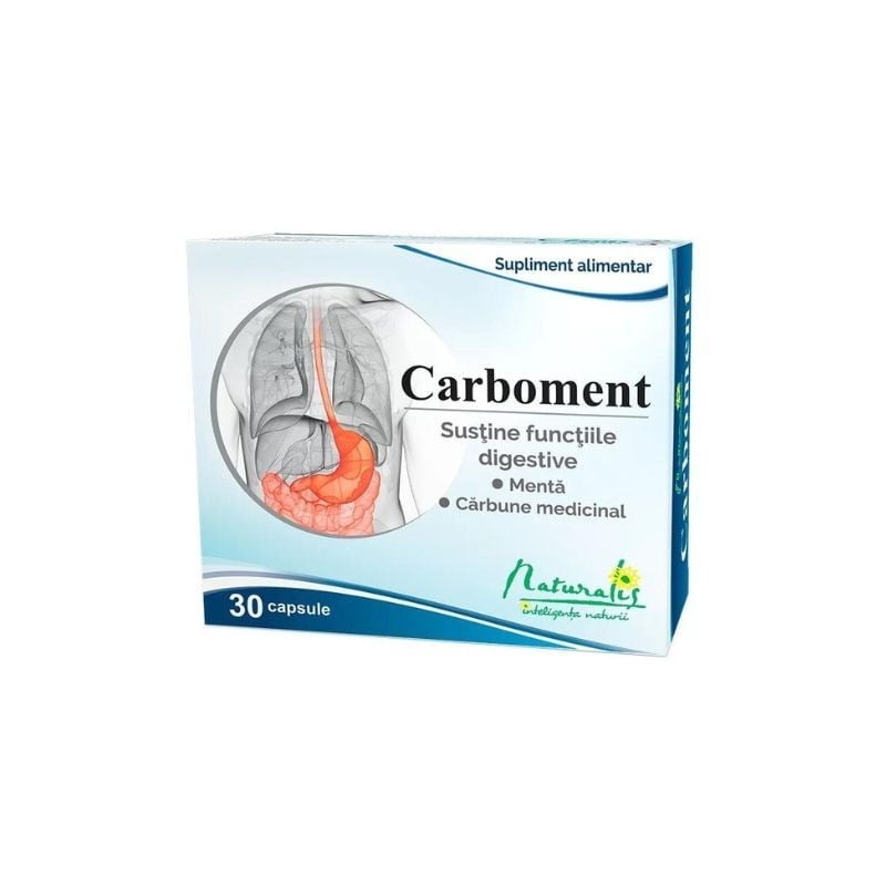 Naturalis Carboment, 30 capsule - www.naturasanat.ro