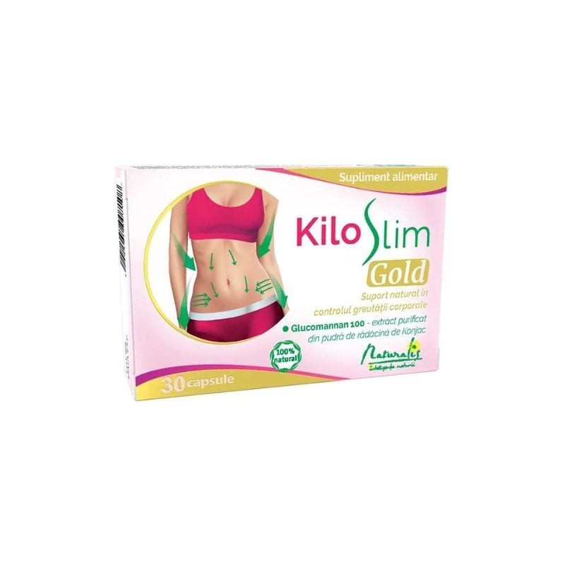 Naturalis KiloSlim Gold, 30 capsule - www.naturasanat.ro