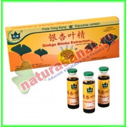 Ginkgo Biloba 10 fiole buvabile de 10 ml fiecare - Yong Kang - Co&Co Consumer - www.naturasanat.ro