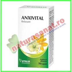 Anxivital Relaxant (fost Anxivital PLus) 50 capsule - Vitalia K - www.naturasanat.ro
