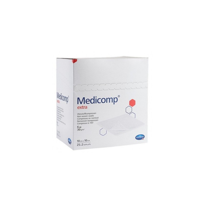 Comprese HartMann Medicomp Extra steril 10x20 cm x 25 plicuri - www.naturasanat.ro