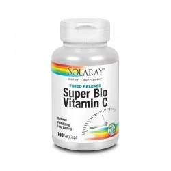 Secom Super Bio Vitamin C, 100 capsule vegetale - www.naturasanat.ro