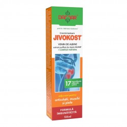 Crema balsam JIVOKOST® Venin de albine, extract purificat de rasina Mumie+COMPLEX NATURAL, 125 ml, Damar - www.naturasanat.ro