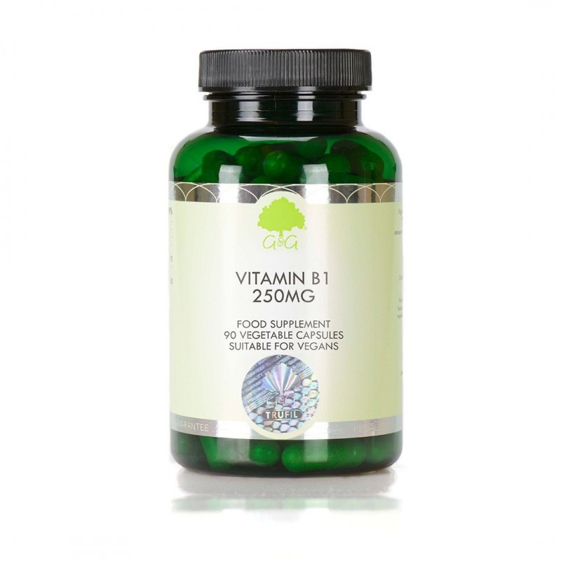 Vitamina B1 Tiamina 250 mg, 90 capsule - www.naturasanat.ro