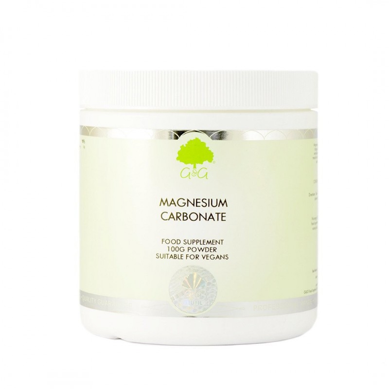 Magneziu carbonat, 100 g pulbere - www.naturasanat.ro