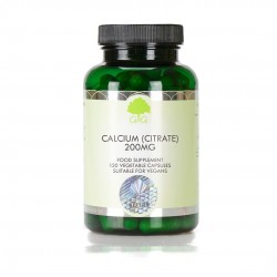 G&G Calciu citrat 200 mg, 120 capsule - www.naturasanat.ro
