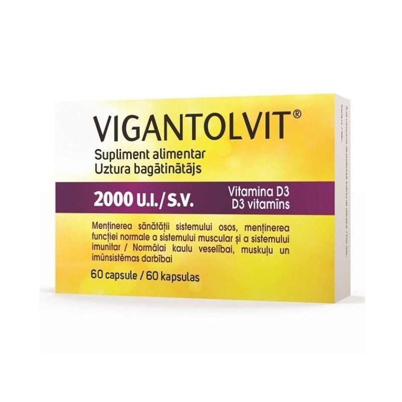 Vigantolvit 2000 UI, 60 capsule - www.naturasanat.ro