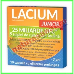 Lacium Junior 25 Miliarde UFC 010 capsule - Zdrovit - www.naturasanat.ro