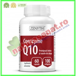 Coenzyme Q10 100 mg 60 capsule - Zenyth - www.naturasanat.ro