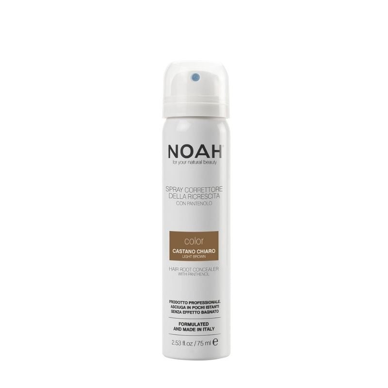 Noah Spray corector cu vitamina B5 pentru acoperirea radacinii parului - CASTANIU DESCHIS, 75 ml - www.naturasanat.ro