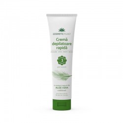 Cosmetic Plant Crema depilatoare rapida cu extract de aloe vera, 150ml - www.naturasanat.ro