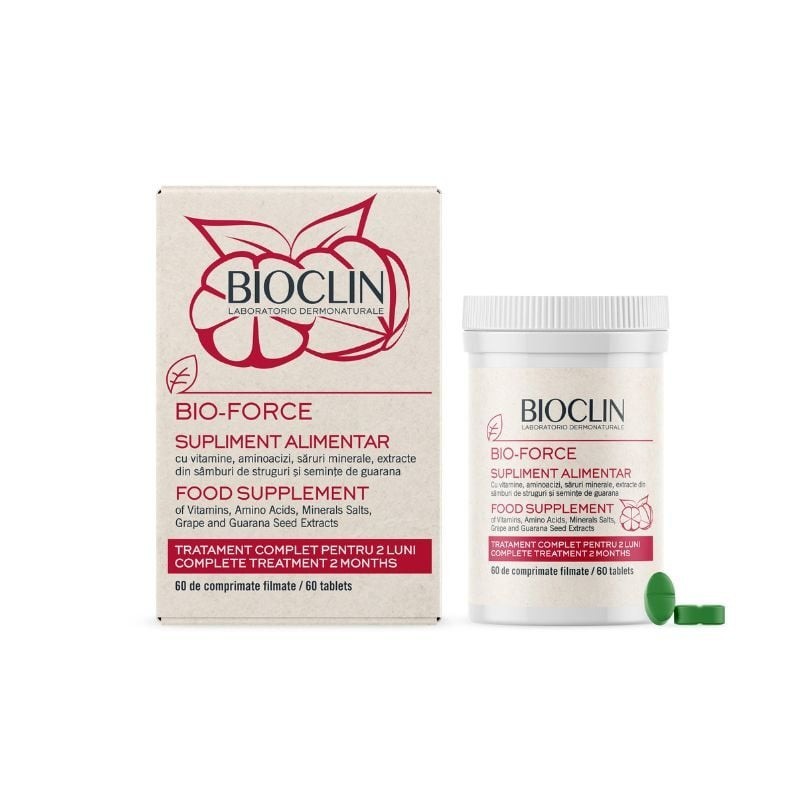 BIOCLIN BIO-FORCE Supliment alimentar, 60 comprimate - www.naturasanat.ro