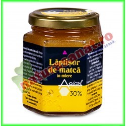 Laptisor de matca in miere 30% 225 g Apicolscience - Bionovativ - www.naturasanat.ro