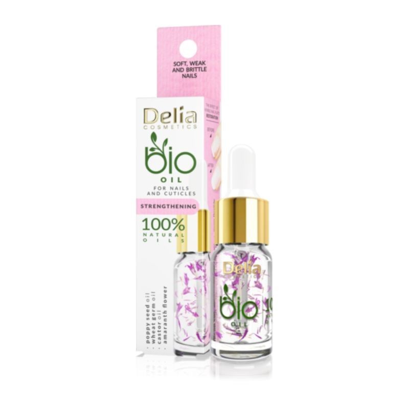 Delia Tratament unghii intaritor Bio Vegetale, 10ml - www.naturasanat.ro
