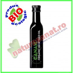 Ulei canepa BIO presat la rece (Canah Hemp Oil) 250 ml - Canah International