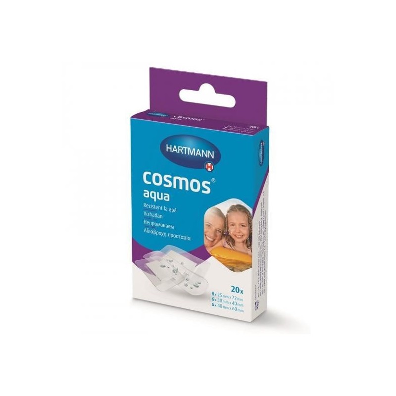 HartMann Cosmos Aqua plasturi x 20 buc - www.naturasanat.ro
