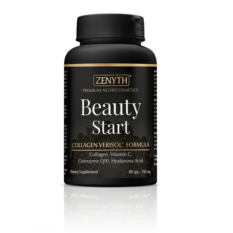 Beauty Start 750 mg, 80 capsule, Zenyth - www.naturasanat.ro