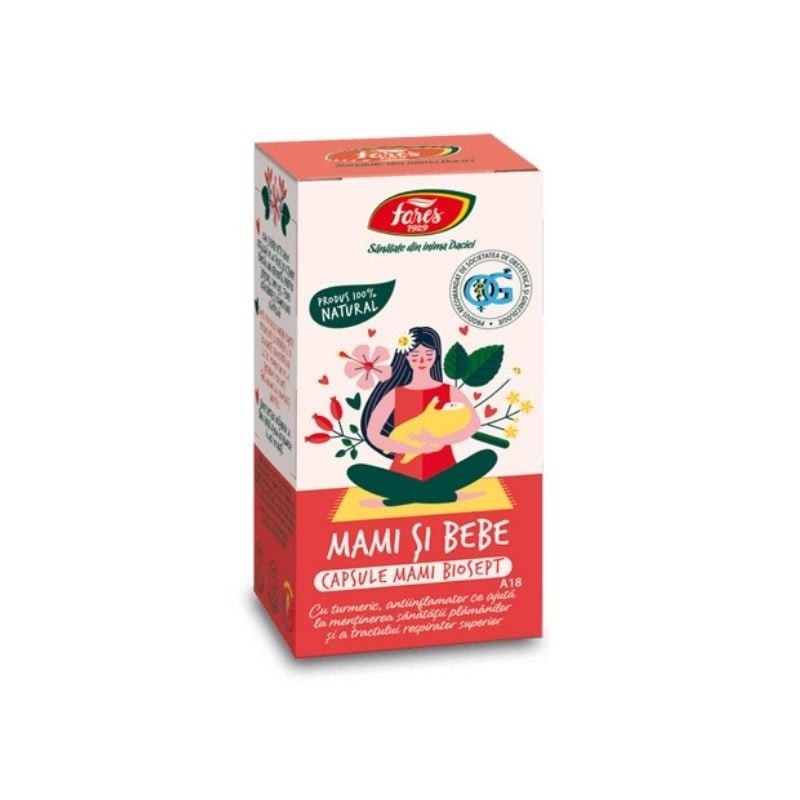 Mami si bebe Biosept, 30 capsule, Fares - www.naturasanat.ro