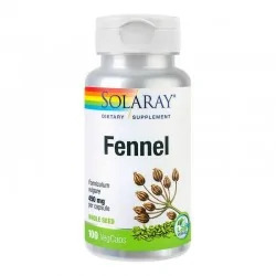 Secom Fennel (Fenicul) 450mg, 100 capsule vegetale - www.naturasanat.ro