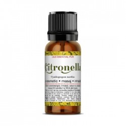 Ulei esential de Citronella, 10 ml, Steaua Divina - www.naturasanat.ro