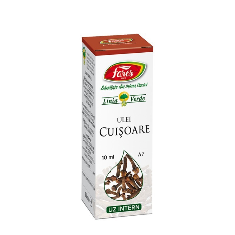 Ulei esential de cuisoare, 10 ml, FARES - www.naturasanat.ro