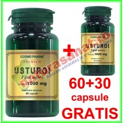 Usturoi fara Miros PROMOTIE 60+30 capsule GRATIS - Cosmo Pharm - www.naturasanat.ro