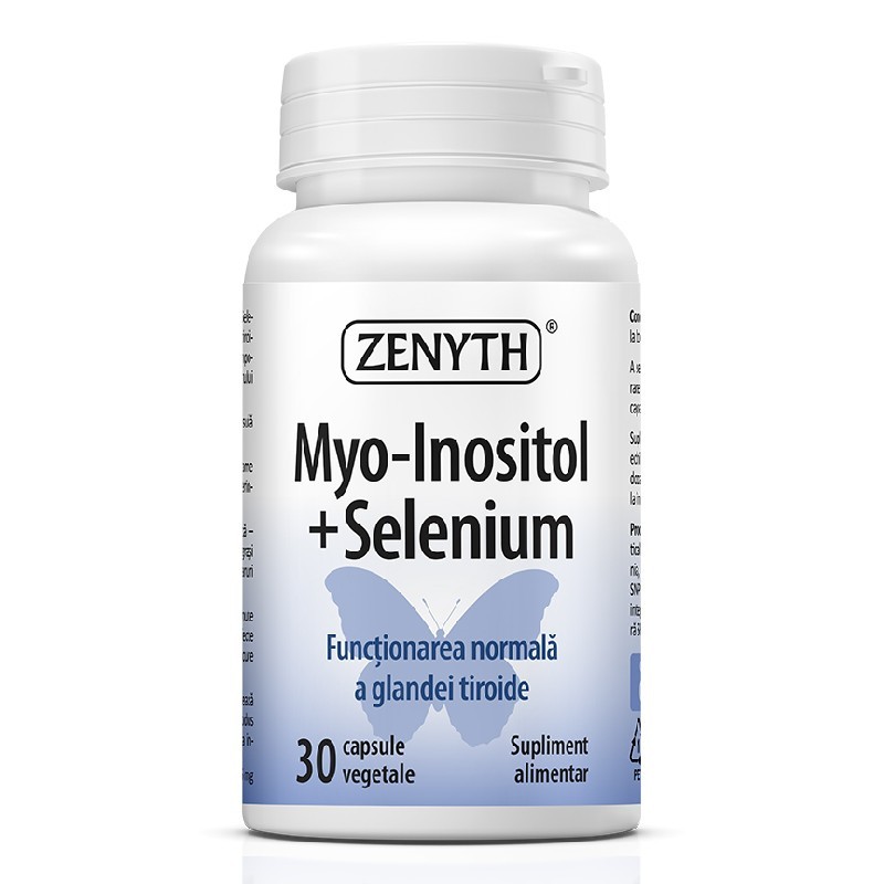 Myo-Inositol + Selenium, 30 capsule, Zenyth - www.naturasanat.ro