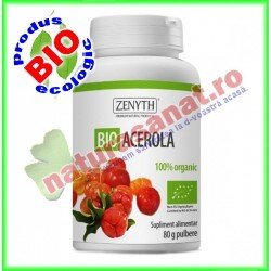 Bio Acerola Pulbere 80 g - Zenyth - www.naturasanat.ro