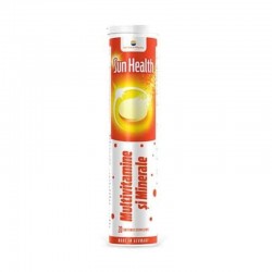 Multivitamine + Minerale Sun Health, 20 comprimate efervescente - www.naturasanat.ro