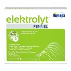 Elektrolyt cu Fenicul, 12 plicuri, Humana - www.naturasanat.ro