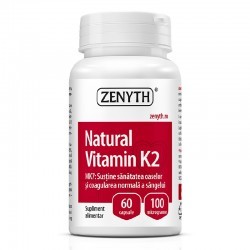 Natural Vitamina K2, 60 capsule, Zenyth - www.naturasanat.ro