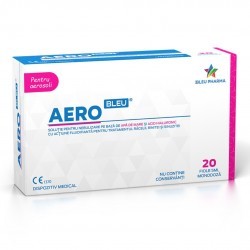Solutie pentru nebulizare Aero Bleu, 20 fiole*5 ml, Bleu Pharma - www.naturasanat.ro