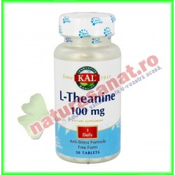 L - Theanine 100mg 30 tablete ActiTab - KAL - Secom