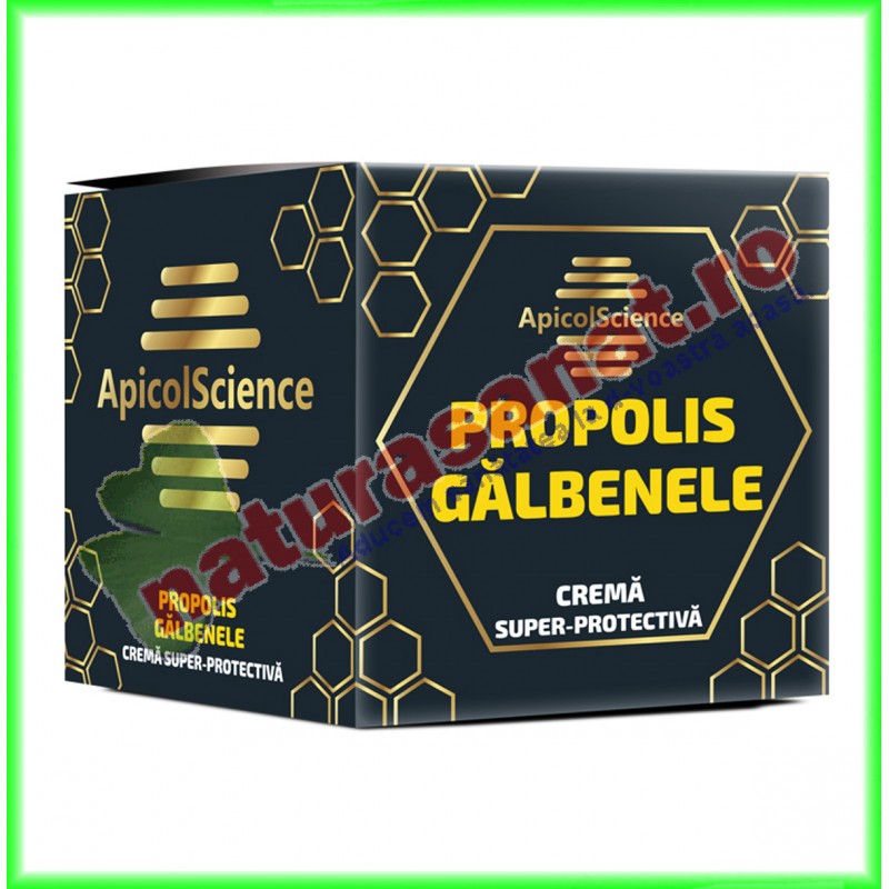 Crema Super-Protectiva cu Propolis si Galbenele 75 ml - Apicolscience - www.naturasanat.ro