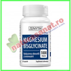 Magnesium Bisglycinate 30 capsule - Zenyth - www.naturasanat.ro