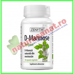 D-Mannose 30 capsule vegetale - Zenyth - www.naturasanat.ro