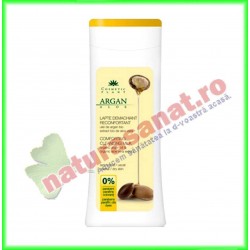 Lapte Demachiant Reconfortant cu Ulei de Argan Bio si Extract Bio de Aloe Vera 200 ml - Cosmetic Plant