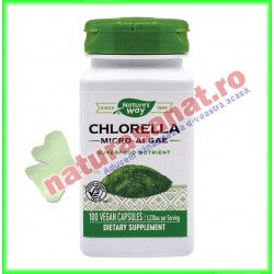 Chlorella Micro-Algae 410mg 100 capsule - Nature's Way - Secom - www.naturasanat.ro
