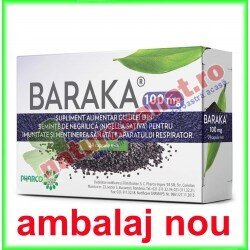 Baraka 100mg (Ulei Chimen negru) 24 capsule moi - Pharco Impex 93 - www.naturasanat.ro