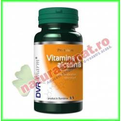 Vitamina C Alcalina 30 capsule - DVR Pharm - www.naturasanat.ro
