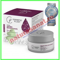 Crema Antirid Revitalizanta cu Olea Vitae si Ulei de Masline Organic Face Care 50 ml - Cosmetic Plant - www.naturasanat.ro