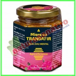 Miere cu Trandafir 200 ml ( 215 g ) - Apicolscience - www.naturasanat.ro