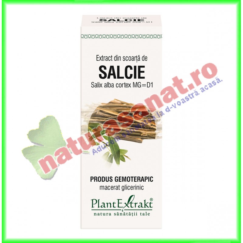 Extract din scoarta de salcie (Salix alba) 50ml - PlantExtrakt - www.naturasanat.ro