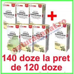 Ceai de Coada Soricelului PROMOTIE 140 doze la pret de 120 doze (6+1) - Farma Class - www.naturasanat.ro