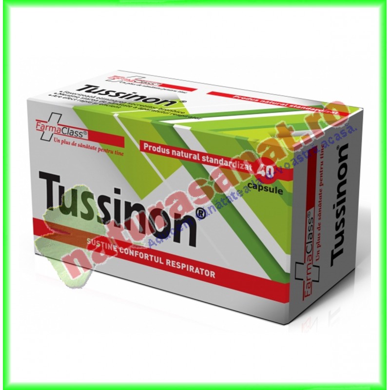Tussinon 40 capsule - Farmaclass - www.naturasanat.ro