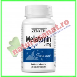 Melatonin 3 mg 30 capsule - Zenyth - www.naturasanat.ro