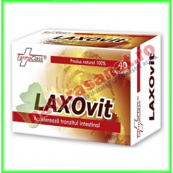 Laxovit 40 capsule - Farmaclass - www.naturasanat.ro