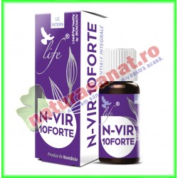 N-VIR 10 Forte 10 ml Complex Uleiuri Esentiale - Bionovativ - www.naturasanat.ro